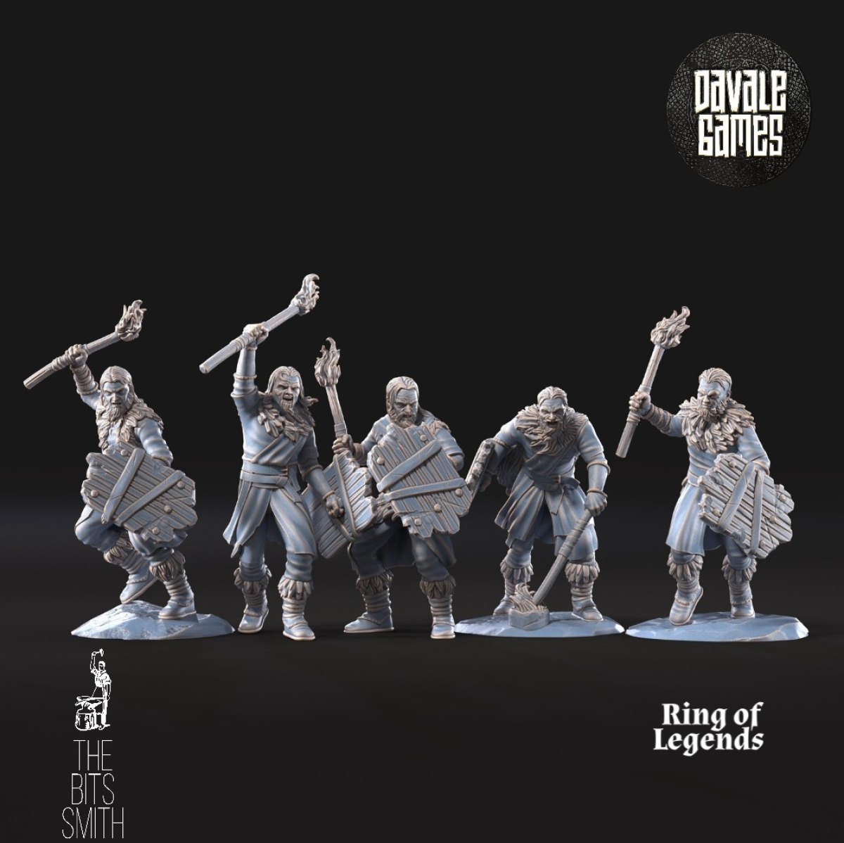 Fellmount Reavers mit Fackeln